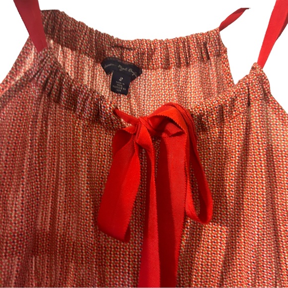American Eagle Junior’s ribbon strap top size 2 - Picture 3 of 9